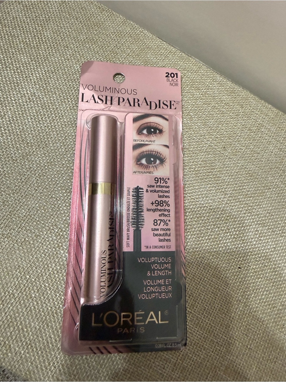 L'Oréal Voluminous Lash Paradise Mascara - Black